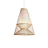 Luxurious Chandelier Chandeliers,Creative Cone Art Chandelier Southeast Asian DIY Ceiling Hanging Light Hot Pot Restaurant Retro Industrial Lamps Classic Home Lighting Decoration for Kitchen Good