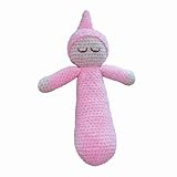 Muñeco Handmade, Muñeco de Crochet Hecho a Mano, Regalo Para Bebé, Muñeco Peluche, Muñeco de Ganchillo, Amigurumi, Handmade Amigurumi Crochet Muñeco, Juguete Para Bebé, Peluche de Crochet (Rosa)
