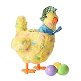 Toy de Pollo de Huevo, Peluche Pollo colocando Huevos Juguete Juguete de Peluche de Peluche de Peluche y Huevos Pollo Musical para niños, gallina de Huevos Juguete