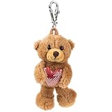 Schaffer 0235 llavero de peluche osito con corazón