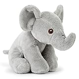 Zappi Co Peluches de Peluche 100% reciclados - Juguetes de Tela Suaves y acogedores, compañeros niños y recién Nacidos (13-15cm) (Elefante)