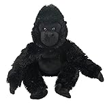 Wild Planet All About Nature-25 cm Gorila-Handmade Realistic Plush Toy, Multi-Colour (K8239