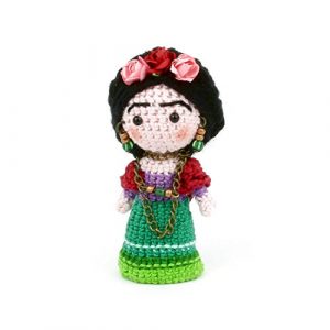 Muñeca con atuendo tradicional mexicano, Amigurumi de